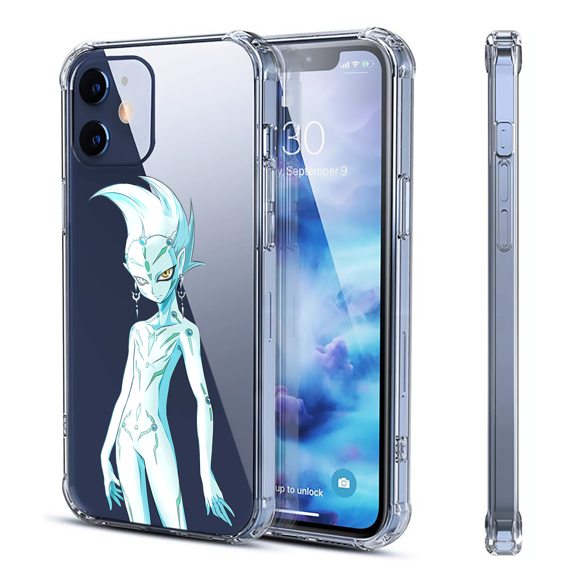 （画像用） 遊☆戯☆王 Yu-Gi-Oh! 【iPhone 12シリーズ対応】透明スマホケース（クリアソフトケース）